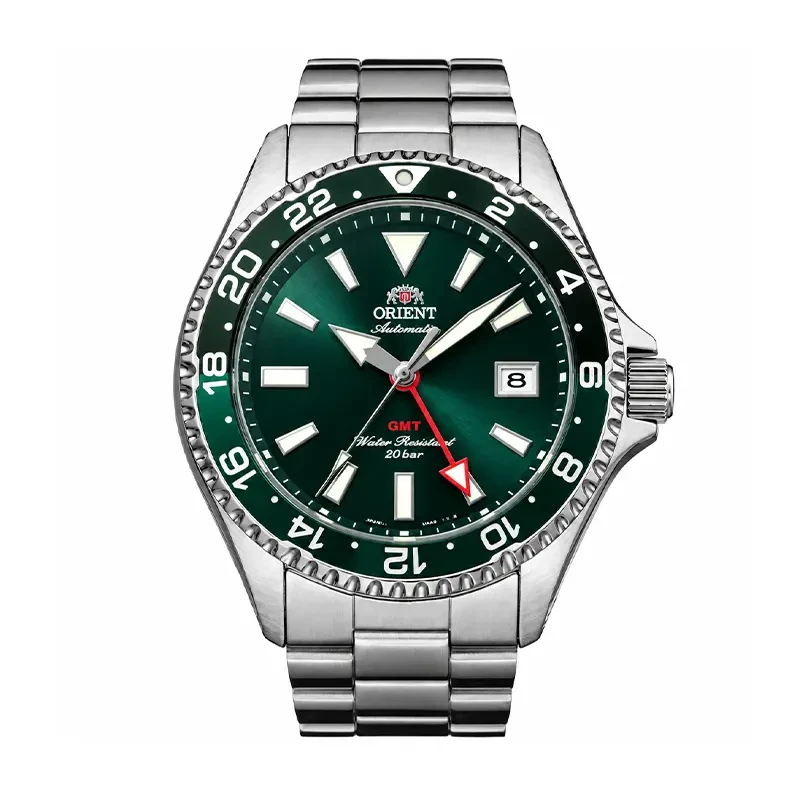 Orient Mako GMT Deep Green Dial Men's Watch- RA-BC0002E